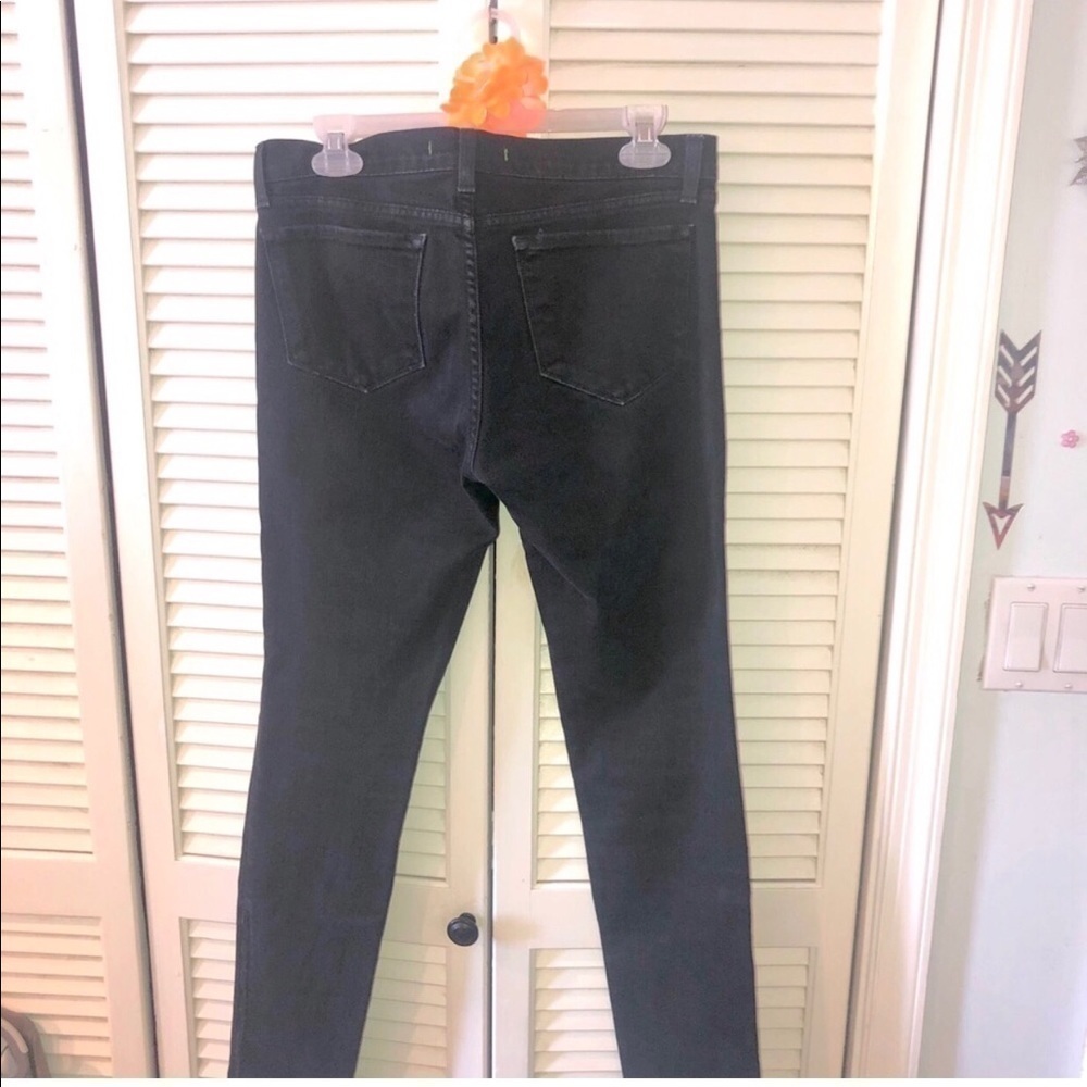 J Brand Women’s The Deal Black Skinny Jean zippers at the ankle 29 - Picture 5 of 8